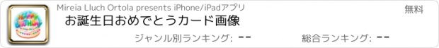 おすすめアプリ お誕生日おめでとうカード画像