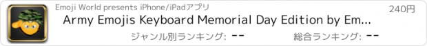 おすすめアプリ Army Emojis Keyboard Memorial Day Edition by Emoji World