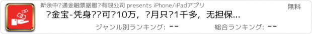 おすすめアプリ 现金宝-凭身份证可贷10万，每月只还1千多，无担保无面签 ,在线审批当天放款！