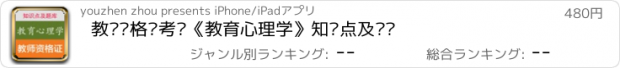 おすすめアプリ 教师资格证考试《教育心理学》知识点及题库