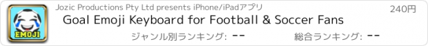 おすすめアプリ Goal Emoji Keyboard for Football & Soccer Fans