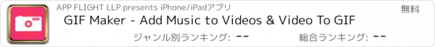 おすすめアプリ GIF Maker - Add Music to Videos & Video To GIF