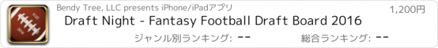 おすすめアプリ Draft Night - Fantasy Football Draft Board 2016