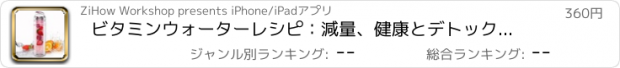 おすすめアプリ ビタミンウォーターレシピ：減量、健康とデトックスクレンズ