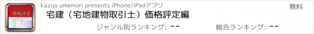 おすすめアプリ 宅建（宅地建物取引士）価格評定編