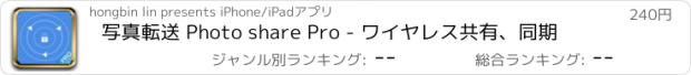 おすすめアプリ 写真転送 Photo share Pro - ワイヤレス共有、同期