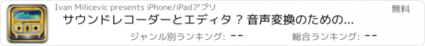 おすすめアプリ サウンドレコーダーとエディタ – 音声変換のためのオーディオエフェクトを持つボイスチェンジャー