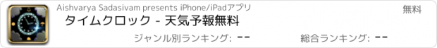 おすすめアプリ タイムクロック - 天気予報無料