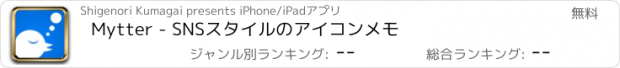 おすすめアプリ Mytter - SNSスタイルのアイコンメモ