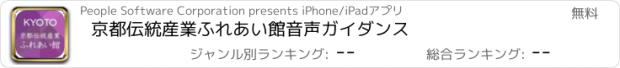 おすすめアプリ 京都伝統産業ふれあい館音声ガイダンス