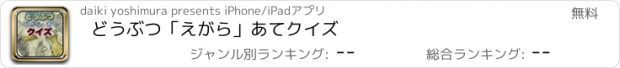 おすすめアプリ どうぶつ「えがら」あてクイズ