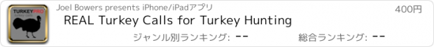 おすすめアプリ REAL Turkey Calls for Turkey Hunting