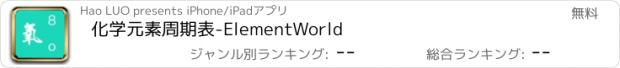 おすすめアプリ 化学元素周期表-ElementWorld