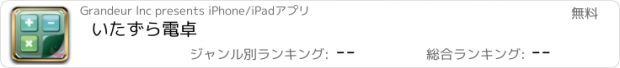 おすすめアプリ いたずら電卓