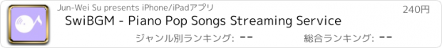 おすすめアプリ SwiBGM - Piano Pop Songs Streaming Service