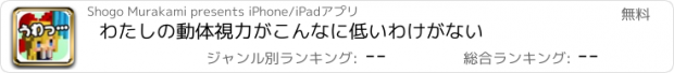 おすすめアプリ わたしの動体視力がこんなに低いわけがない