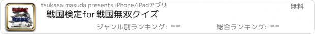 おすすめアプリ 戦国検定for戦国無双クイズ