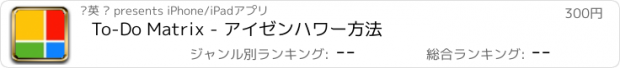 おすすめアプリ To-Do Matrix - アイゼンハワー方法