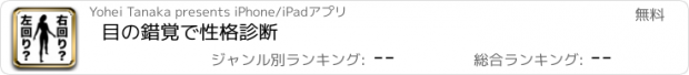 おすすめアプリ 目の錯覚で性格診断