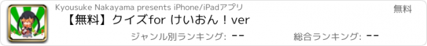 おすすめアプリ 【無料】クイズ　for けいおん！　ver