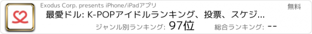 おすすめアプリ 最愛ドル: K-POPアイドルランキング、投票、スケジュール