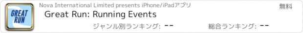 おすすめアプリ Great Run: Running Events