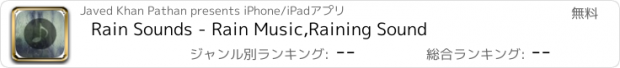 おすすめアプリ Rain Sounds - Rain Music,Raining Sound