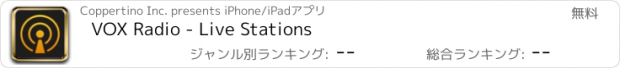 おすすめアプリ VOX Radio - Live Stations