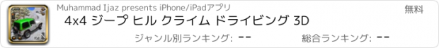 おすすめアプリ 4x4 ジープ ヒル クライム ドライビング 3D