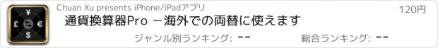 おすすめアプリ 通貨換算器　Pro －　海外での両替に使えます