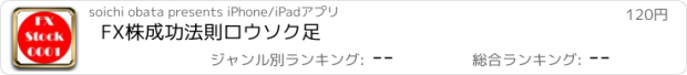 おすすめアプリ FX株成功法則　ロウソク足