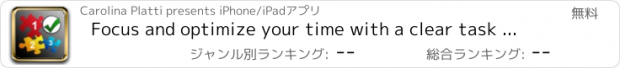 おすすめアプリ Focus and optimize your time with a clear task manager for your todos and notes with Sbloko