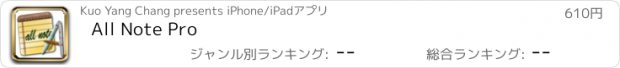 おすすめアプリ All Note Pro