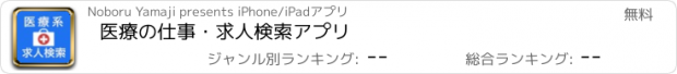 おすすめアプリ 医療の仕事・求人検索アプリ