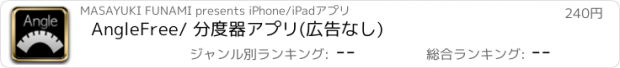 おすすめアプリ AngleFree/ 分度器アプリ(広告なし)