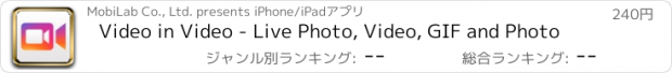 おすすめアプリ Video in Video - Live Photo, Video, GIF and Photo