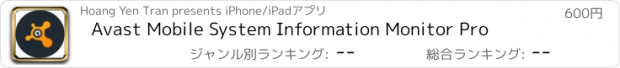 おすすめアプリ Avast Mobile System Information Monitor Pro