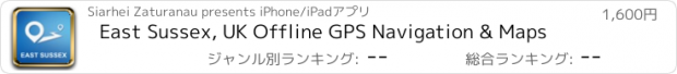 おすすめアプリ East Sussex, UK Offline GPS Navigation & Maps