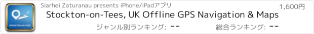 おすすめアプリ Stockton-on-Tees, UK Offline GPS Navigation & Maps