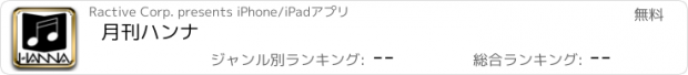 おすすめアプリ 月刊ハンナ