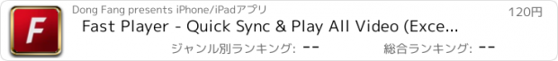 おすすめアプリ Fast Player - Quick Sync & Play All Video (Except Flash Video)