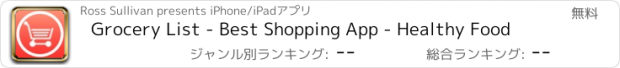 おすすめアプリ Grocery List - Best Shopping App - Healthy Food