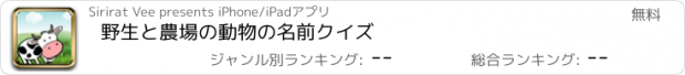 おすすめアプリ 野生と農場の動物の名前クイズ