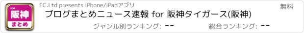 おすすめアプリ ブログまとめニュース速報 for 阪神タイガース(阪神)