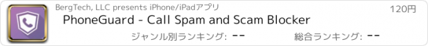 おすすめアプリ PhoneGuard - Call Spam and Scam Blocker