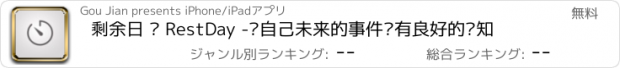 おすすめアプリ 剩余日 · RestDay -对自己未来的事件拥有良好的预知