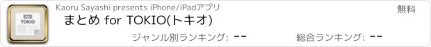 おすすめアプリ まとめ for TOKIO(トキオ)