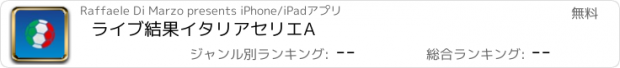 おすすめアプリ ライブ結果イタリアセリエA