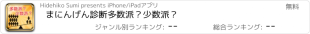 おすすめアプリ まにんげん診断　多数派？少数派？