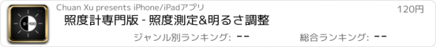 おすすめアプリ 照度計専門版 ‐ 照度測定&明るさ調整